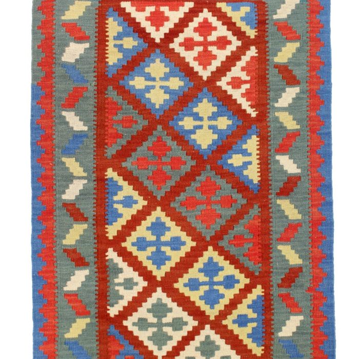 Kilim Wool Rugs 4 X 2.7 ft (123 X 80 cm)