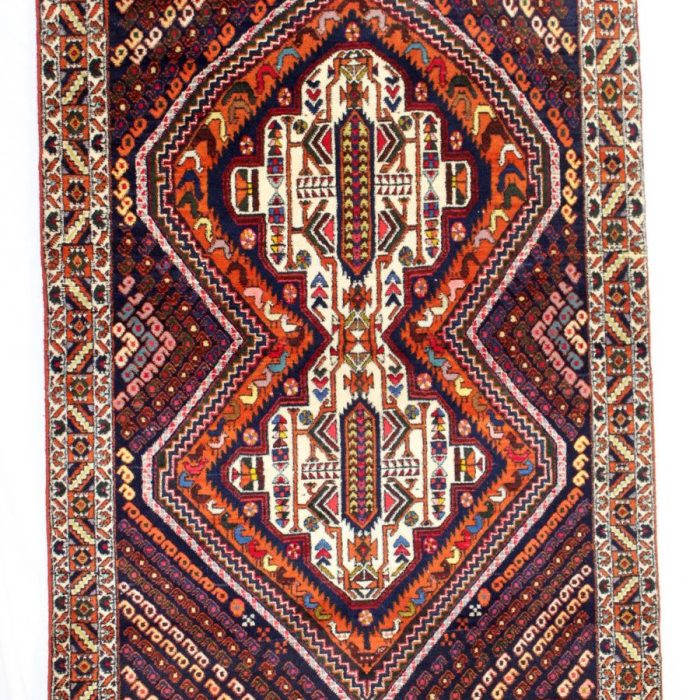 Handmade Persian Wool Rug ,Size:5 x 3.4 ft (153 X 102 cm)