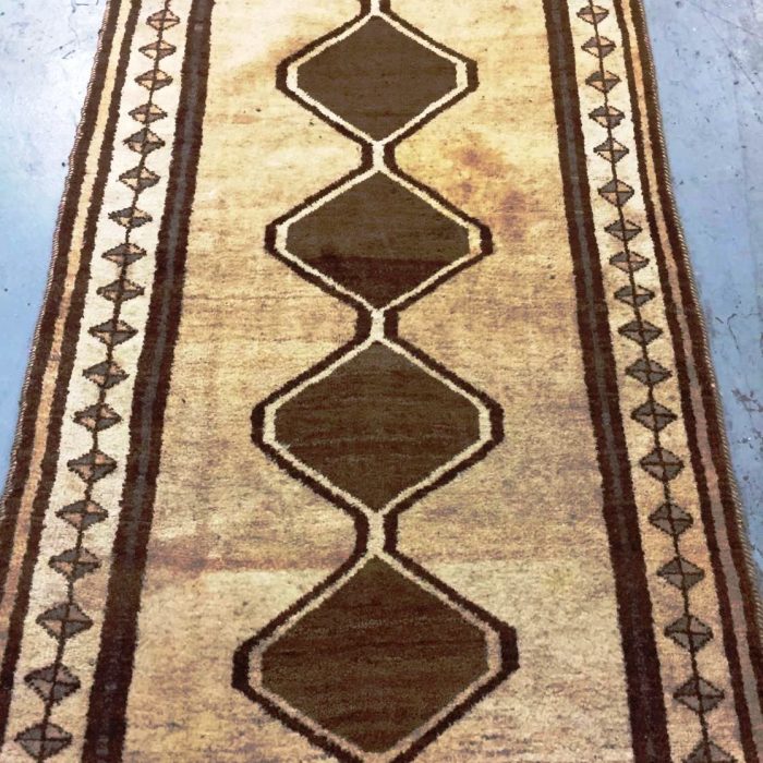 Persian Vintage Wool Handmade Persian Rug Size: 6.3 X 3.3 ft (191 X 99 cm)