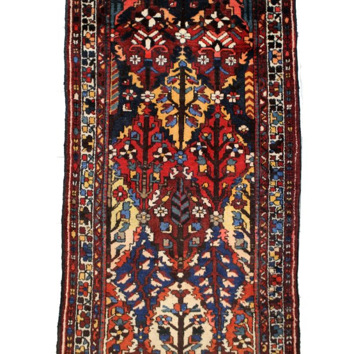 Vintage Wool Bakhtiari Persian Rug/ Runner 8.5 X 3.11 ft (257 X 119cm)
