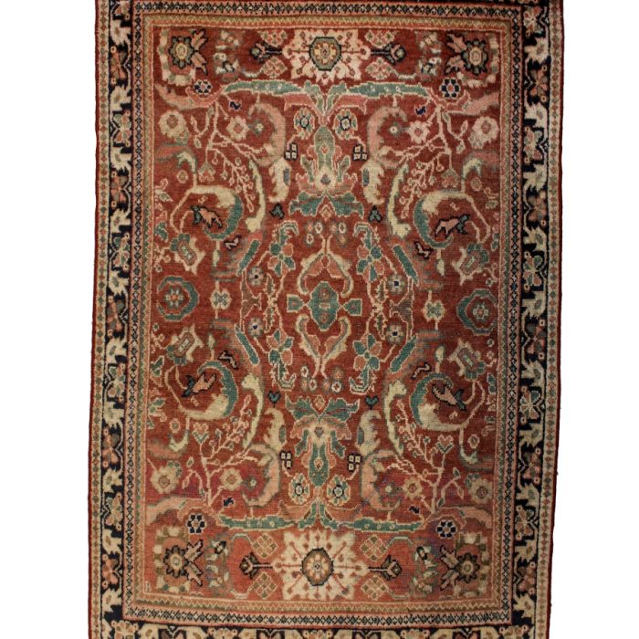 Vintage Handmade Persian Rug Size:6.4 X 4.2 ft (127 X 193 cm)