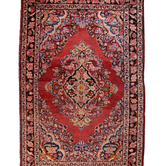 Handmade Vintage Persian Rug 6.8 X 4.3 ft (203 X 130 cm)