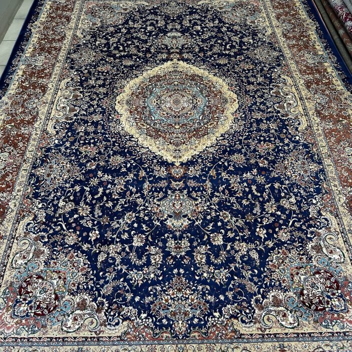 Persian Silk Machine Made Rug Size:5 X 7.5 ft (150 X 225 cm)
