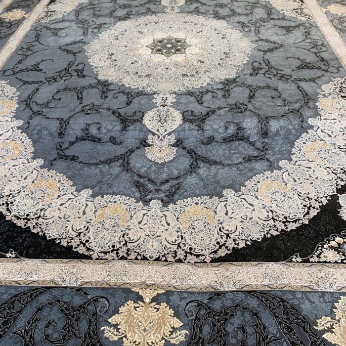 Persian Machine Made Rug Size: 8.3 x 11.6 ft (250 X 350 cm)