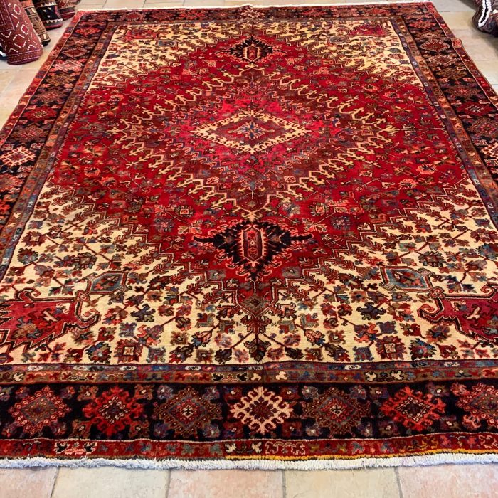 Handmade Persian Wool Rug size: 12 X 9.6 ft (365 X 288 cm)