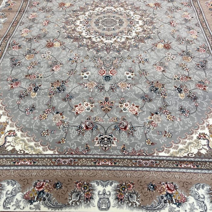 Persian Machine Made Rug Size: 8.3 x 11.6 ft ( 250 X 350 cm)