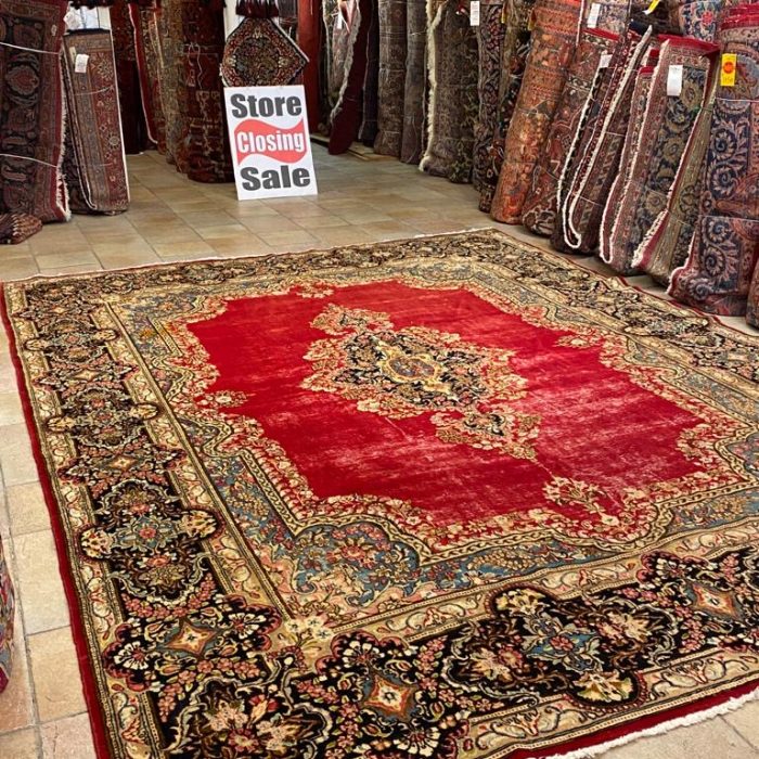 Handmade Ultra Vintage Persian Rug 13.6 X 9.10 ft (411 X 300 cm)