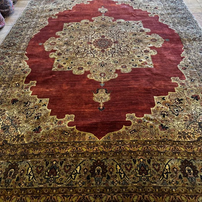 Handmade Pakistan Rug Size: 12 X 9 ft (366 X 274 cm)