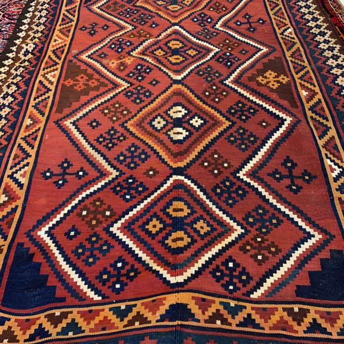 Handmade Vintage Beautiful Kilim Rug , Size: 5 x 9.2 ft (152 x 280 cm)