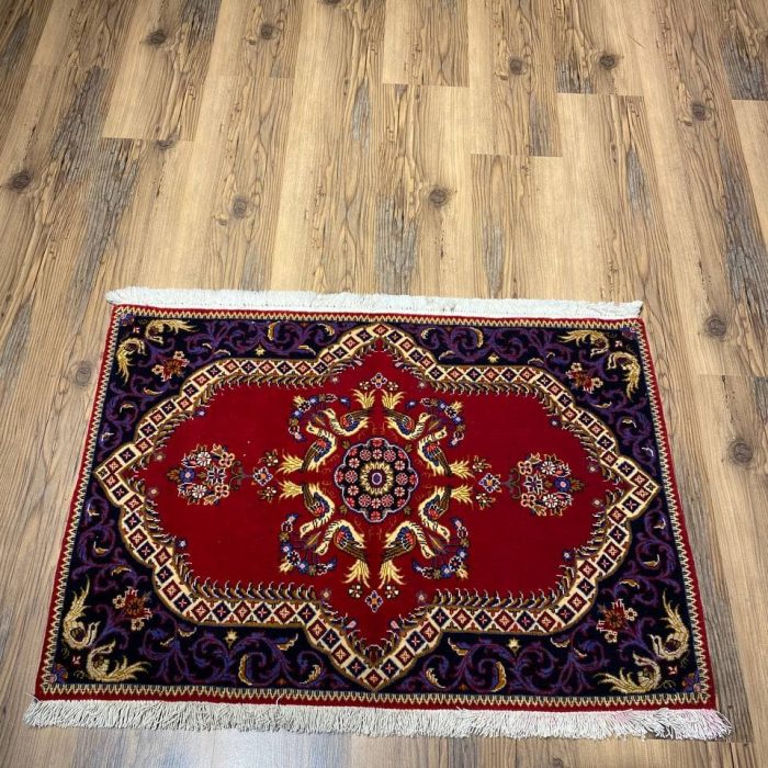 Persian Handmade Wool Rug   3.2 X 2.3 ft (97 X 67 cm)
