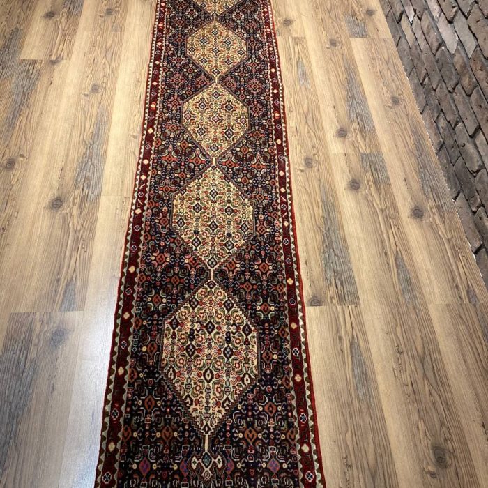 Persian Handmade Wool Runner   8.4 X 1.8 ft (155 X 51 cm)