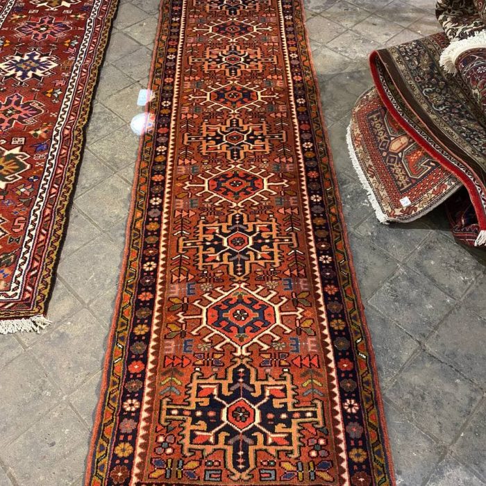 Persian Wool Handmade Runner   12.2 X 2.9 ft (370 X 83 cm)