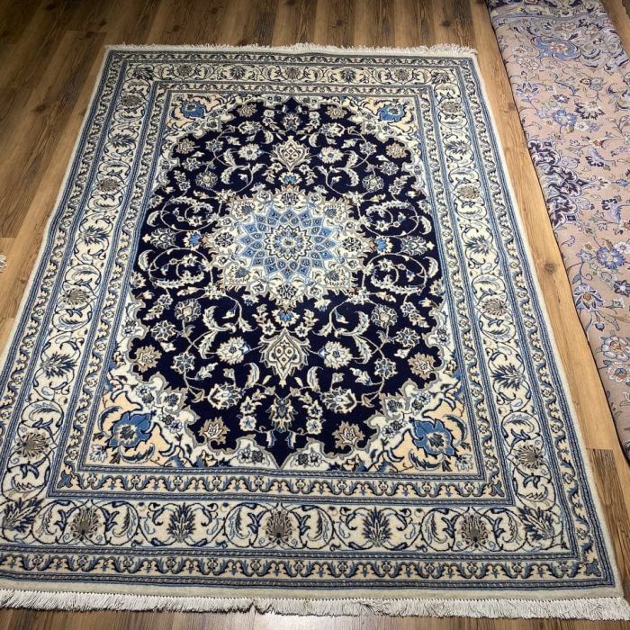 Persian Handmade Wool & Silk Rug   7.8 X 5.7 ft (230 X 170 cm)