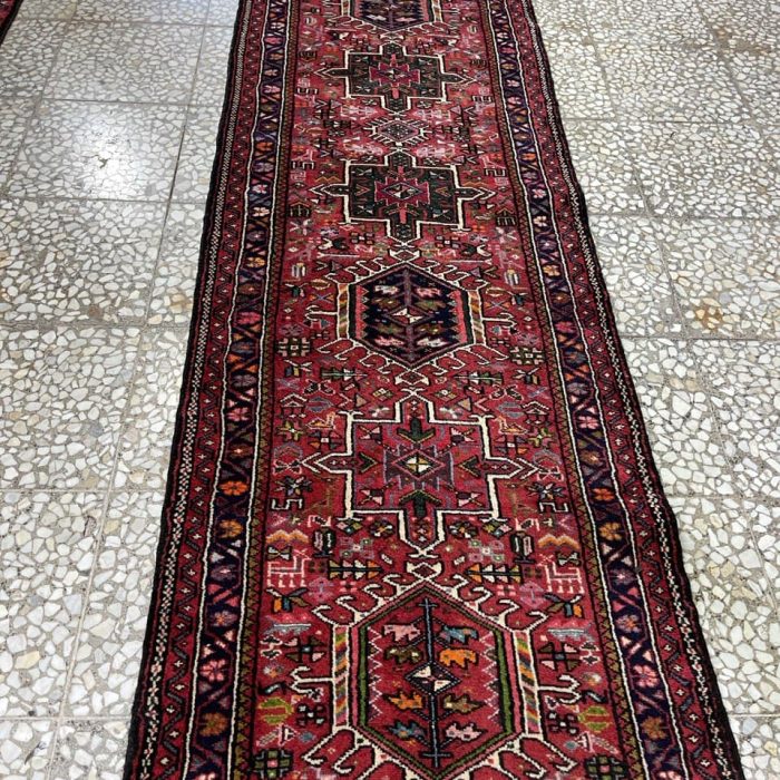 Persian Handmade Wool Runner  10.8 X 2.4 ft (325 X 71 cm)