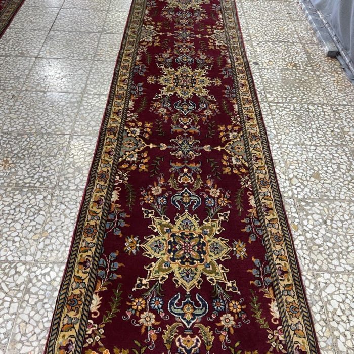 Persian Handmade Wool Runner  15.7X 2.4 ft (476 X 71 cm)