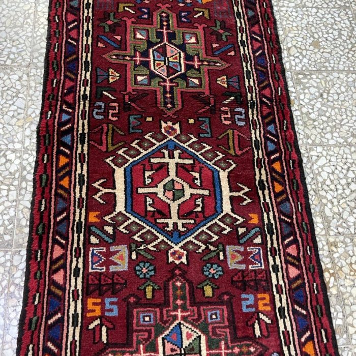 Persian Handmade Wool Runner   14.3 X 2.9 ft (435 X 83 cm)