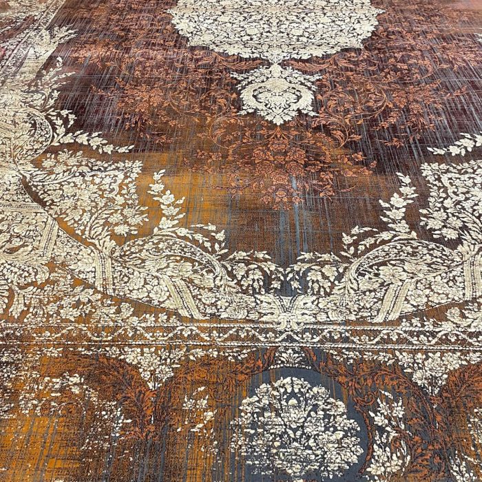Machine Made Persian Rug Size: 5 x 7.5 ft (150 x 225 cm)