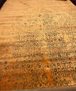 Persian Machin Made Silk Rug Size: 6.7 X 10 ft (200 X 300 cm)