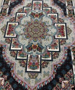 Machine Made Persian Rug Size: 5 x 7.5 ft (150 x 225 cm)