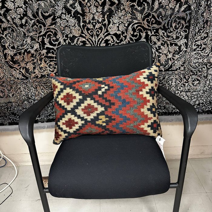 Handmade Wool Persian Vintage Kilim Cushion  20" x 13" (51 x 33 cm)