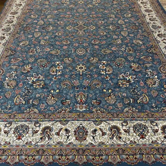 Machine Made Persian Rug Size: 8.3 x 11.6 ft ( 250 X 350 cm)