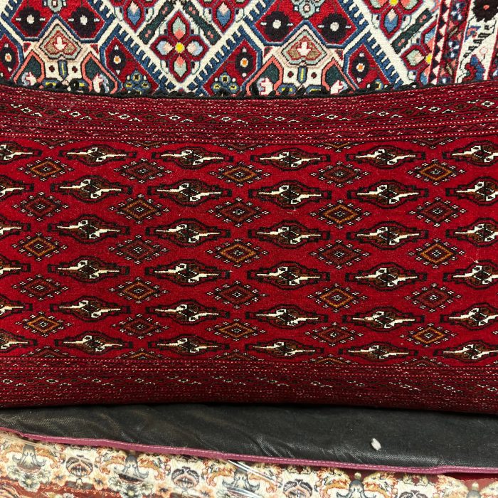 Persian Handmade Wool Turkaman Poshti (pillow) Size: 1.19 X 3.7 ft (55 X 110 cm)