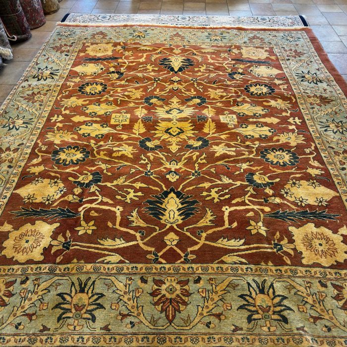 Handmade Pakistan wool Rug Size: 9.9 X 8.5 ft (297 X 257 cm)