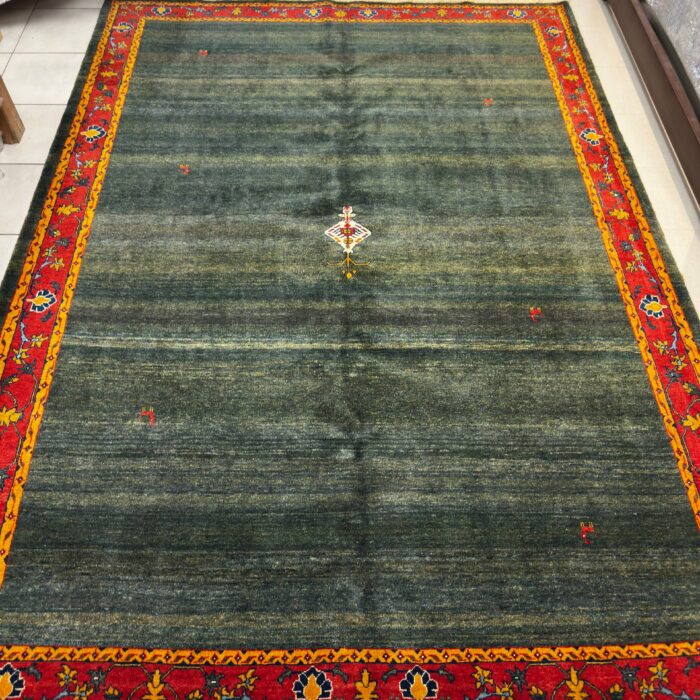 Persian Handmade Gabbeh Rug Size: 9.3 x 6.9 ft ( 282 x 206 cm)