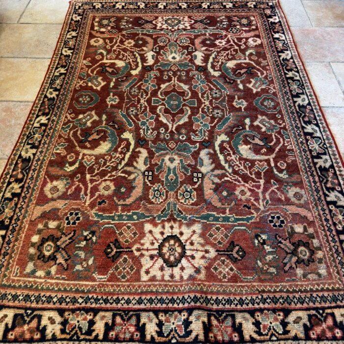 Vintage Handmade Persian Rug Size:6.4 X 4.2 ft (127 X 193 cm)