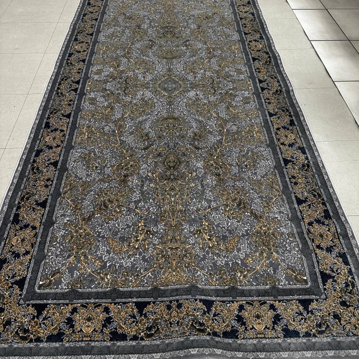 Persian Silk Machine made Rug Size: 6.8 x 3.3 ft(200 x 100 cm)