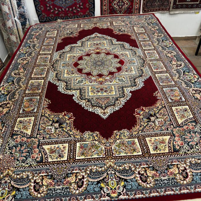Persian Machin Made Rug Size: 10 x 7 ft (300 x 200cm)