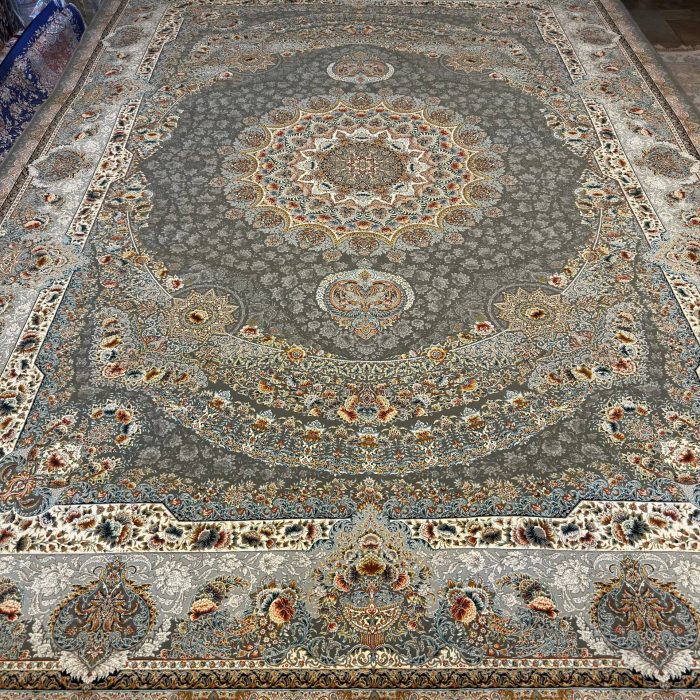 Persian Machine-Made Rug Size: 8.3 X 11.6 ft (250 x 350 cm)